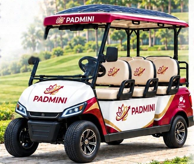 Padmini solar electric golf cart